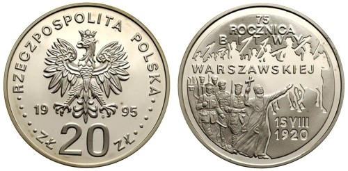 20 zł 75. rocznica Bitwy Warszawskiej 1995