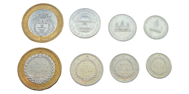Zestaw menniczy Kambodża x 4 1994