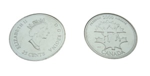 Kanada 25 c Freedom 2000