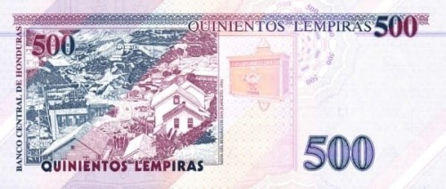 Honduras 500 lempira Ramon Rosa 2010 P-78h
