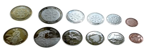 Zestaw menniczy Plemię Sioux Oglala x 6 2014