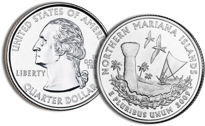 USA 25 c Northern Mariana Islands 2009