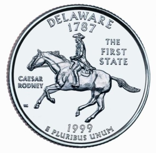 USA 25 c Delaware 1999 