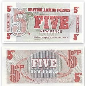 Wielka Brytania 5 new pence 1972 M-47