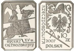 10 zł Rycerz ciężkozbrojny 2007