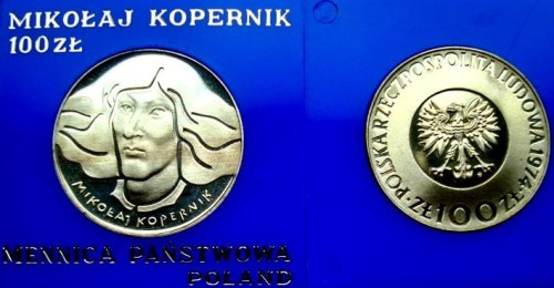 100 zł Kopernik Mikołaj 1974