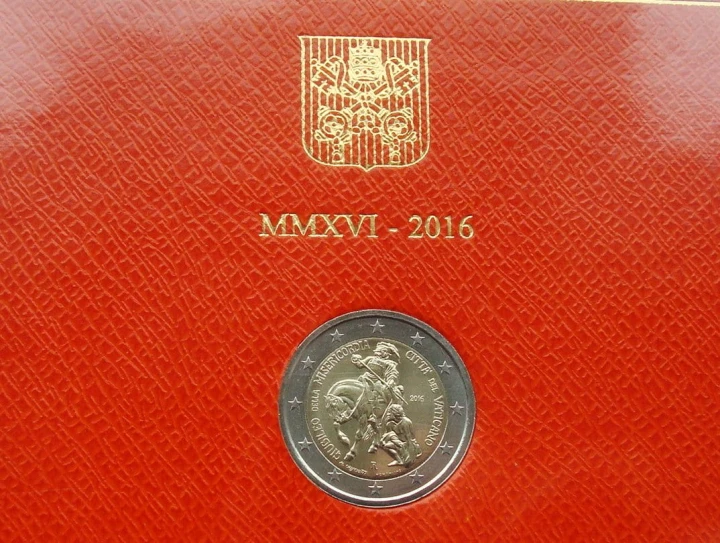 2 € Watykan Rok miłosierdzia 2016