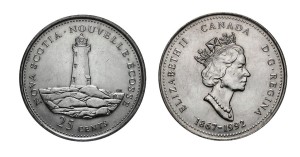 Kanada 25 c Nova Scotia 1992