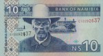 Namibia 10 dolarów Springbok 2001 P-4c