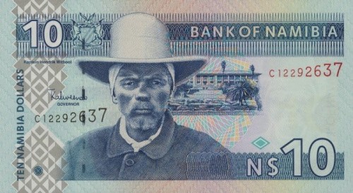 Namibia 10 dolarów Springbok 2001 P-4c