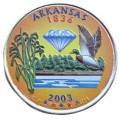 USA 25 c Arkansas 2003 KOLOR