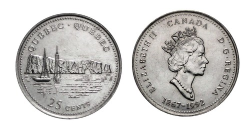 Kanada 25 c Quebec 1992