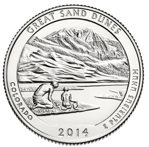 USA 25 c Park narodowy Great Sand Dunes 2014 nr 24.jpg