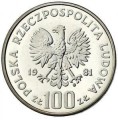 100 zł Sikorski Władysław 1981