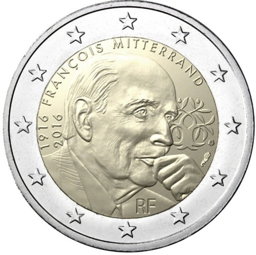 2 € Francja Francois Mitterrand 2016.jpg