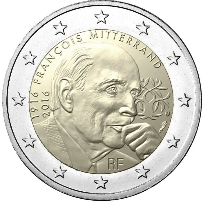 2 € Francja Francois Mitterrand 2016.jpg