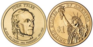 USA 1 $ John Tyler 2009 nr 10