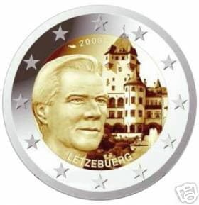 2 € Luksemburg Chateau de Berg 2008