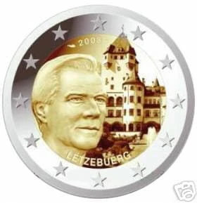 2 € Luksemburg Chateau de Berg 2008