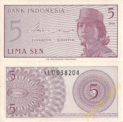 Indonezja 5 sen 1964