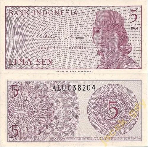 Indonezja 5 sen 1964