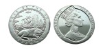 Wyspa Man 1 crown Kalendarz chiński - Rok wołu 1997