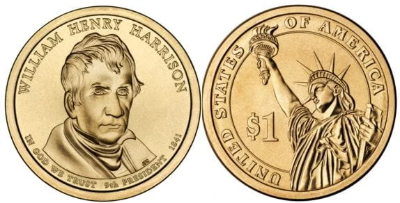 USA 1 $ Wiliam Henry Harrison 2009 nr 9