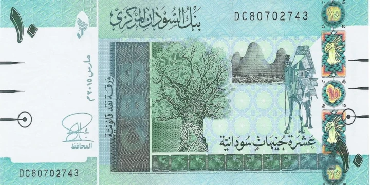 Sudan 10 funtów Wielbłąd 2015 P-73b