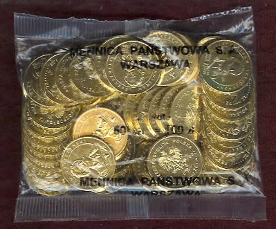 2 zł worek 50 szt. Miasta w Polsce Kalwaria Zebrzydowska 2010