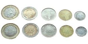 Zestaw menniczy Kolumbia x 5 2012