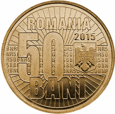 Rumunia 50 bani Denominacja 2015