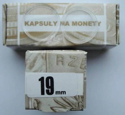 Kapsel 19 mm idealny na 2 eurocenty