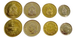 Zestaw menniczy HONDURAS x 4