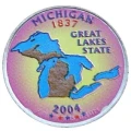 USA 25 c Michigan 2004 KOLOR