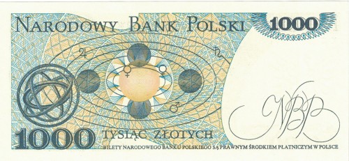 PRL 1000 zł Mikołaj Kopernik 1982 P-146c seria GB