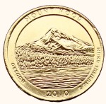 USA 25 c Park Narodowy Mount Hood  nr 5  2010 24K Au
