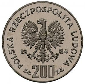 200 zł Igrzyska XXIII olimpiady Los Angeles 1984
