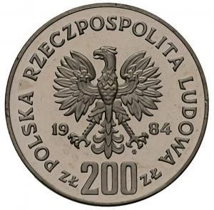 200 zł Igrzyska XXIII olimpiady Los Angeles 1984