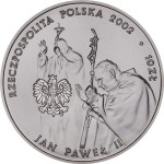 10 zł Jan Paweł II Pontifex Maximus 2002