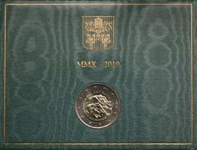 2 euro Watykan Rok Kapłański 2010