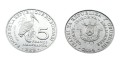 Burundi 5 franków Dławigad afrykański 2014