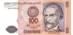 Peru 100 intis Ramón Castilla 1987 P-133