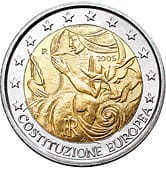 2 € Włochy Konstytucja 2005