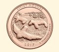USA 25 c Park narodowy Effigy Mounds  2017 nr 36 24KAu