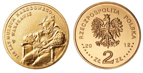2 zł 150 lat Muzeum Narodowego w Warszawie 2012