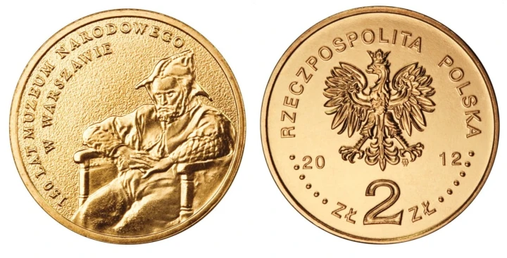 2 zł 150 lat Muzeum Narodowego w Warszawie 2012