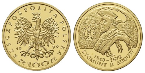 100 zł Zygmunt II August 1999