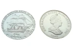 Tristan Da Cunha 1 crown HMS Beagle 2008