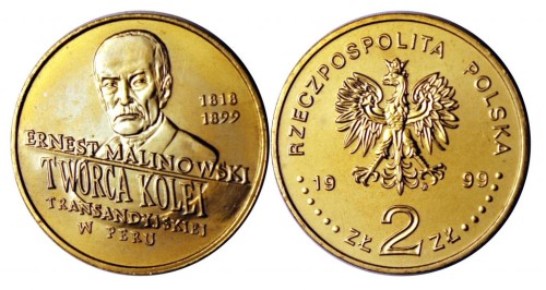 2 zł Ernest Malinowski 1999