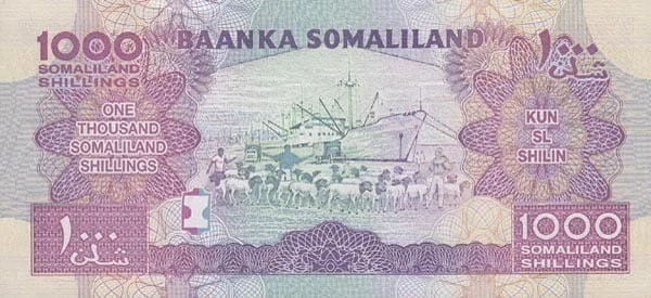 Somaliland 1000 szylingów 2011 P-20a